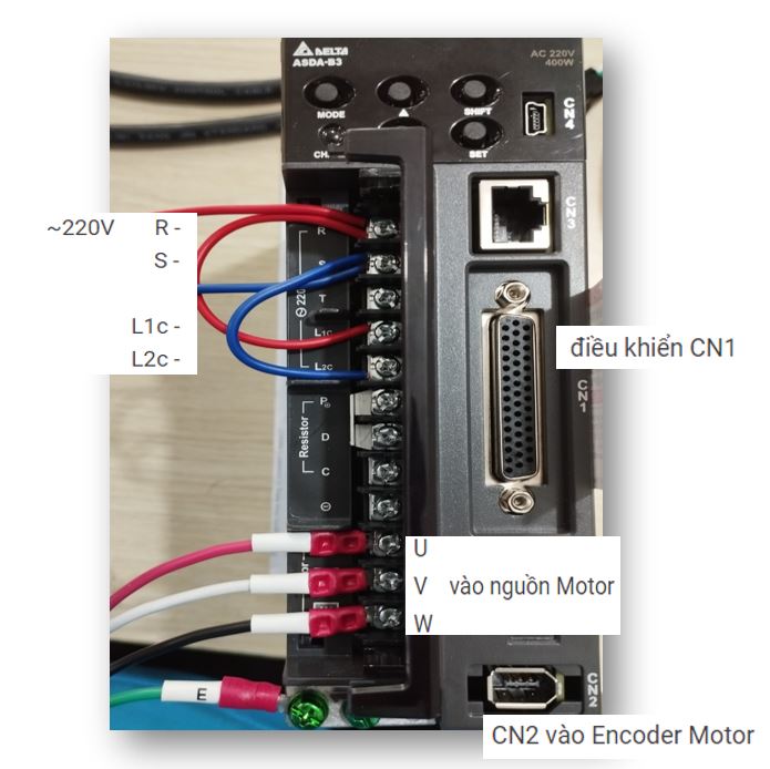 Hướng dẫn cài đặt servo Delta B3